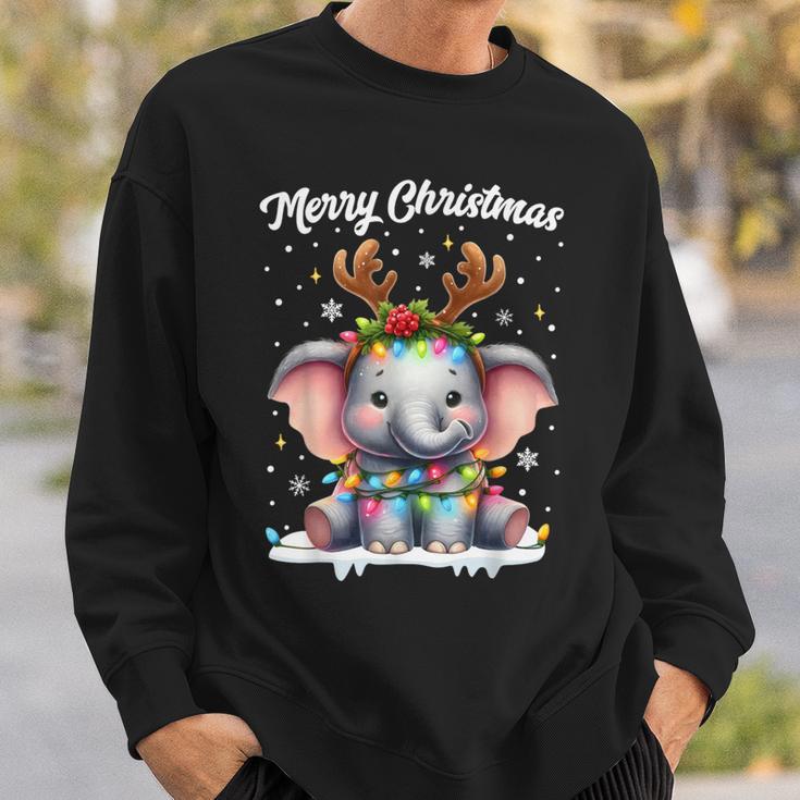 Christmas Outfit Christmas Jumper Elephant Christmas Sweatshirt Geschenke für Ihn