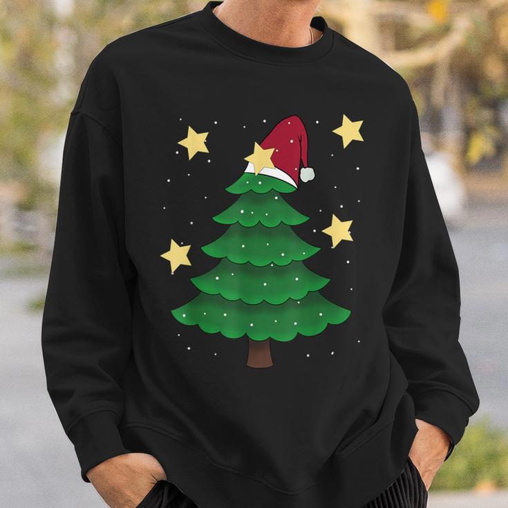 Christmas Tree Fir Christmas Children Christmas Stars Snow Sweatshirt Geschenke für Ihn