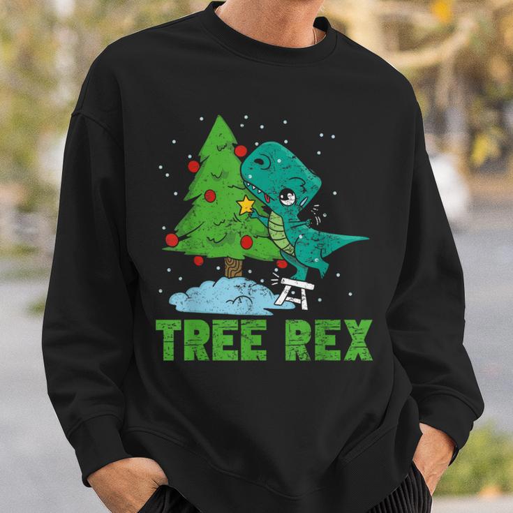 Christmas Tree Rex Dinosaur Fan Children's Christmas Tree Sweatshirt Geschenke für Ihn