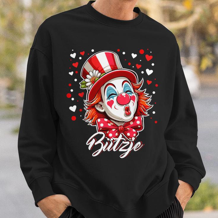 Cologne Carnival Kölsch Bützje Kölle Alaafeedel Clown Sweatshirt Geschenke für Ihn