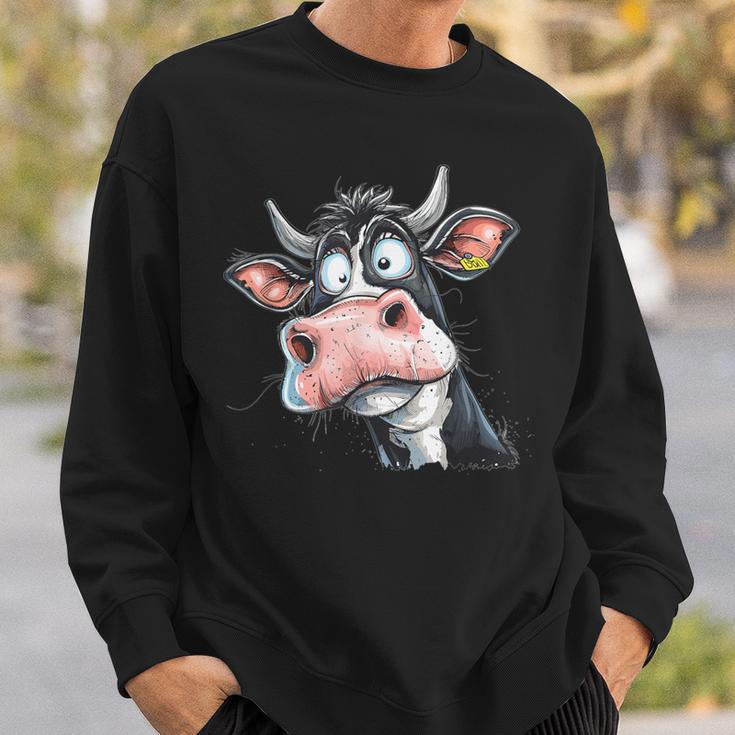 Colourful Cow I Cow Sweatshirt Geschenke für Ihn