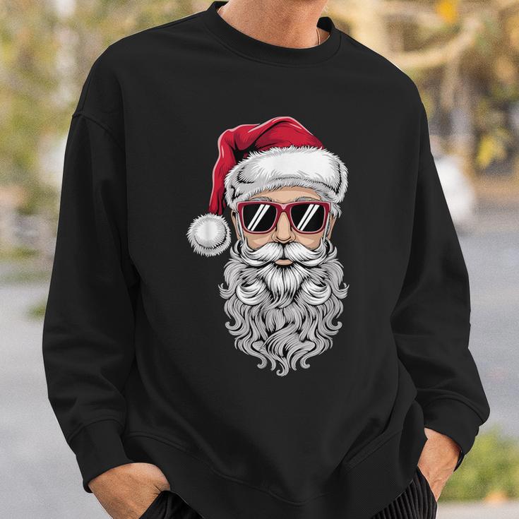 Cool Christmas Cool Santa Claus Christmas Sweatshirt Geschenke für Ihn