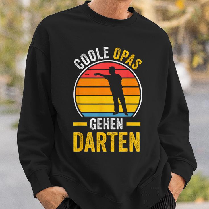 Cool Opas Going Dart Grandpa Dart Sweatshirt Geschenke für Ihn