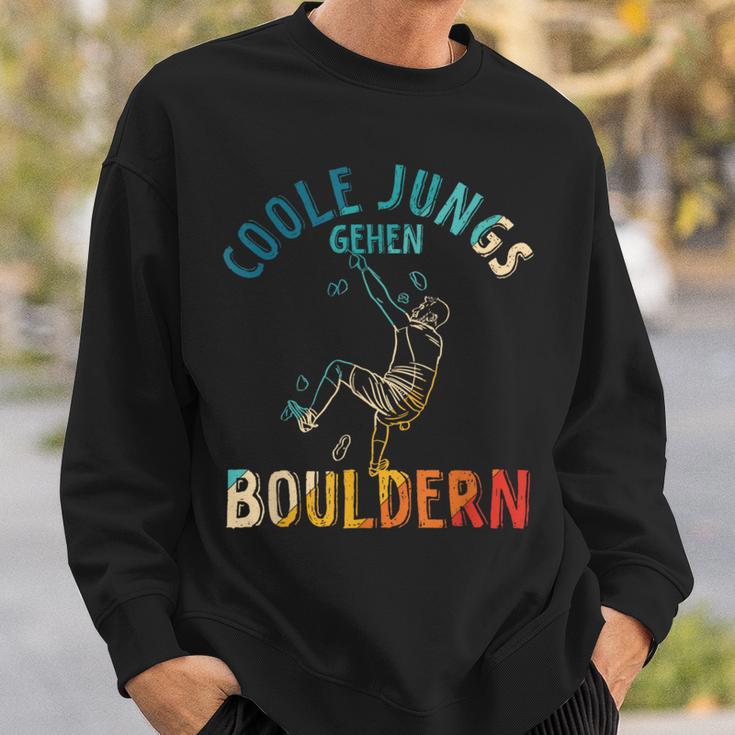 Coole Boys Go Bouldering Climbing Children's Sweatshirt Geschenke für Ihn