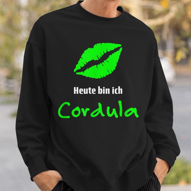 Cordula Green Fancy Dress Costume Carnival Oktoberfest Apres Ski Party Sweatshirt Geschenke für Ihn