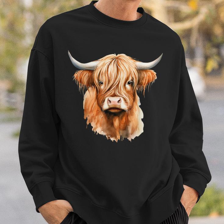 Cow Highland Cow Cow Costume Highland Cow Sweatshirt Geschenke für Ihn