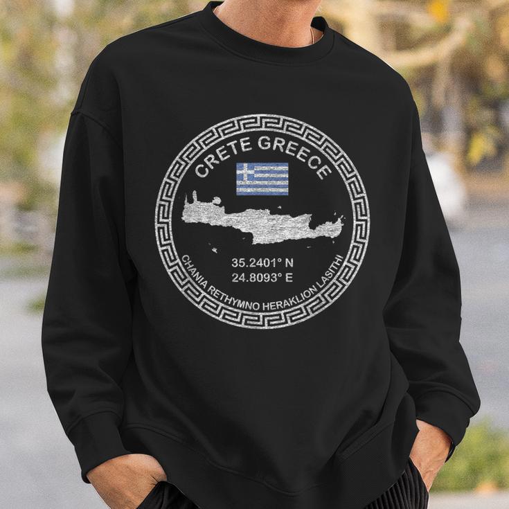 Crete Greece Chania Heraklion Rethymno Lasithi Crete S Sweatshirt Geschenke für Ihn