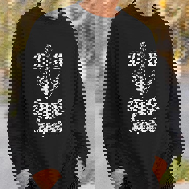 Cruise Squad 2025 With Anchor For Cruising Crew Sweatshirt Gifts for Him