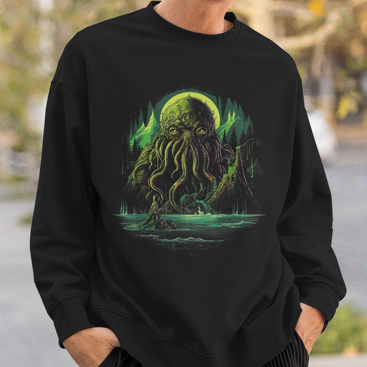 Cthulhu Horror Lovecraft Camisa de entrenamiento Regalos para él