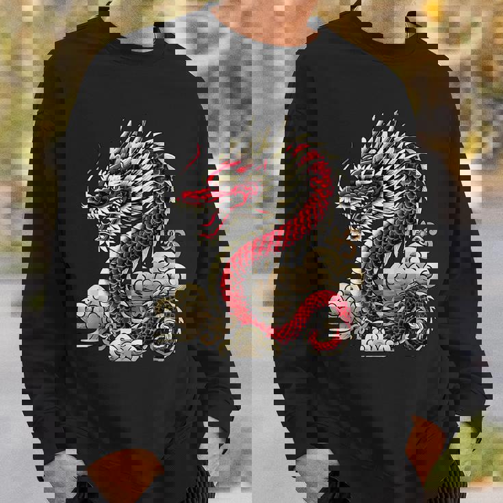 Culture Japonaise Dragon Asiatique Sweater e Cadeaux pour lui