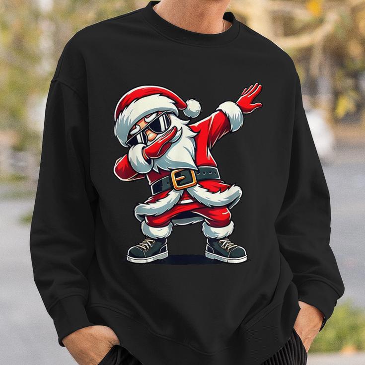 Dabbing Santa Claus Christmas Boys Sweatshirt Geschenke für Ihn