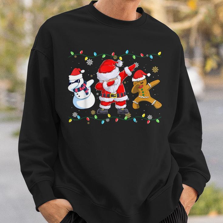 Dabbing Santa Claus Christmas Xmas Sweatshirt Geschenke für Ihn