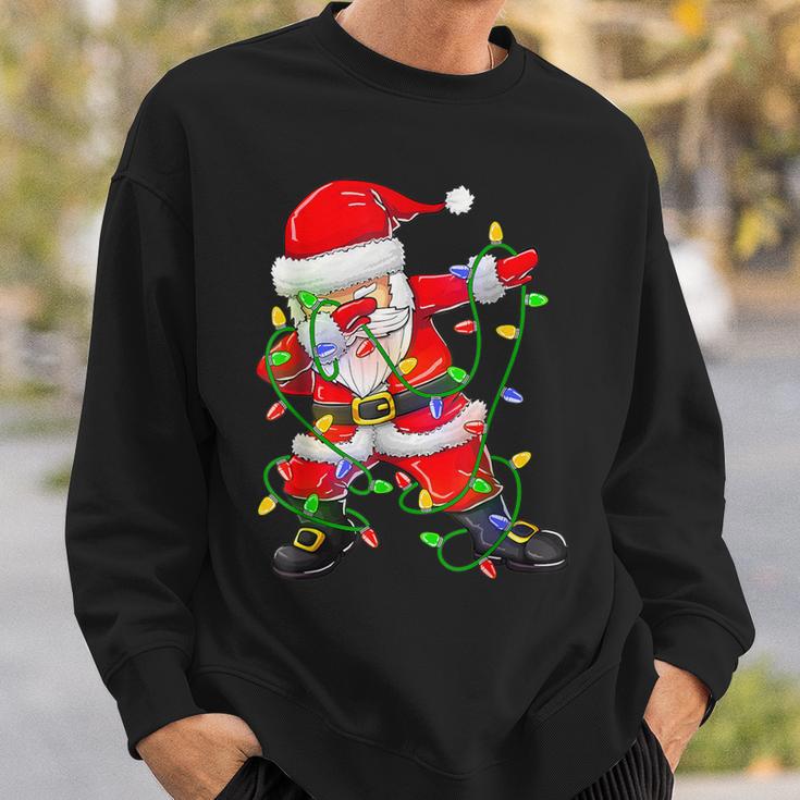 Dabbing Santa Claus Santa Claus Sweatshirt Geschenke für Ihn