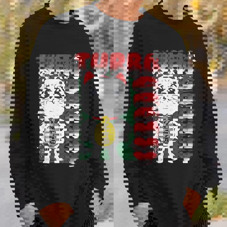 Dandadan Turbo Granny Cute Cat Kawaii Angry Cat Anime Sweatshirt Gifts for Him