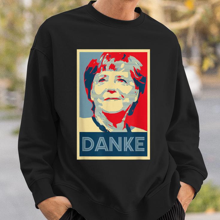 Danke Bundeskanzler Angela Merkel Sweatshirt Geschenke für Ihn