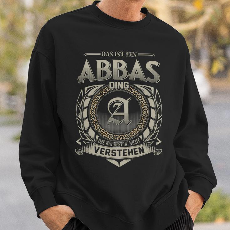 Das Ist Ein Abbas Ding Abbas Name Sweatshirt Geschenke für Ihn