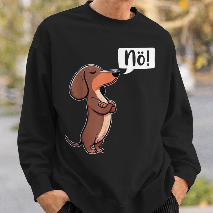 Dickköpfiger Rauhaardackel Nö Dachshund Dog Dog Sweatshirt Geschenke für Ihn