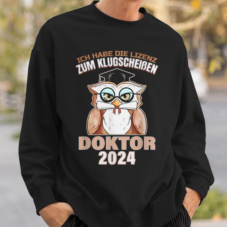 Doctor 2024 Graduation PhD Graduation Party Doctorate Sweatshirt Geschenke für Ihn