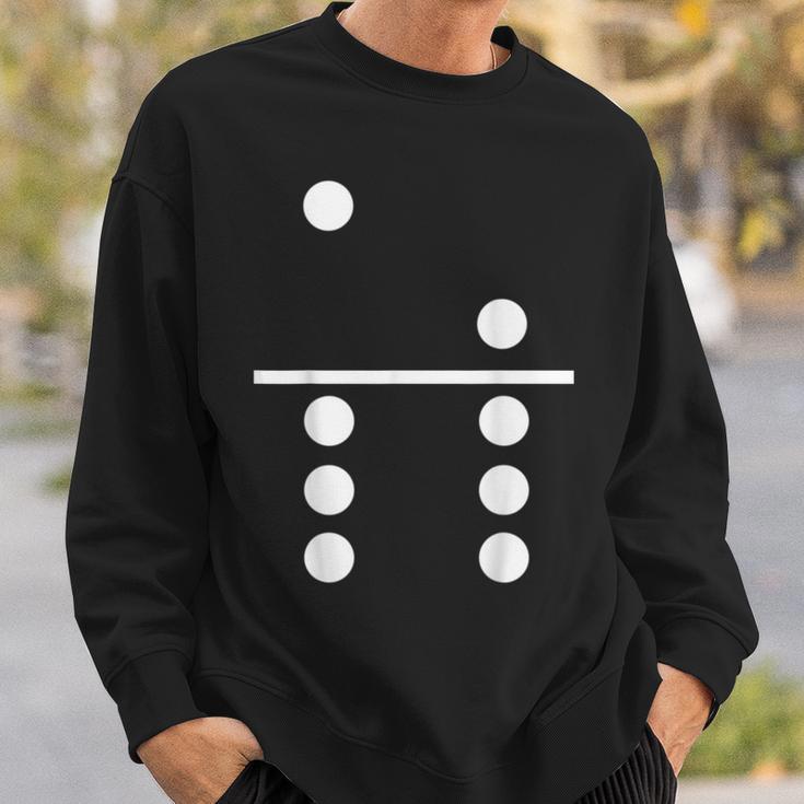 Domino Stein 2 Pieces 6 Pieces Carnival Costume Sweatshirt Geschenke für Ihn