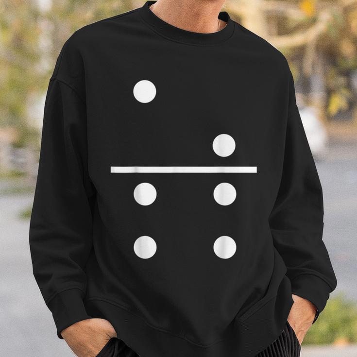 Domino Stein 2Ã4 Tile Stone Carnival Costume Sweatshirt Geschenke für Ihn