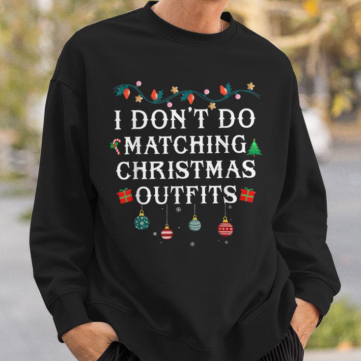 I Don't Matching Christmas Outfit But I Do Matching Couple Sweatshirt Geschenke für Ihn