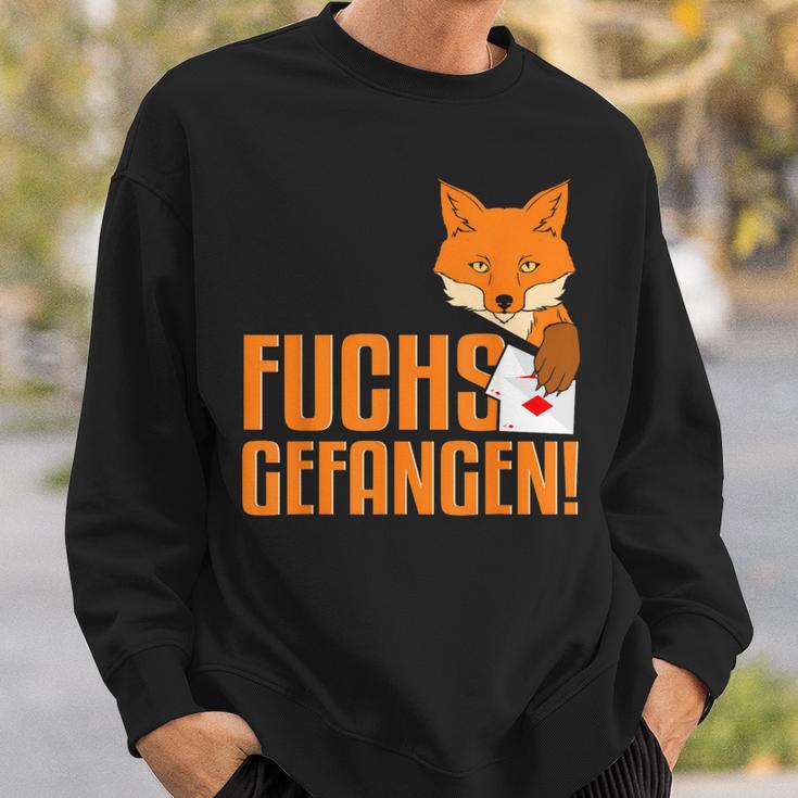 Doppelkopf Card Game Foxes Catch Sweatshirt Geschenke für Ihn