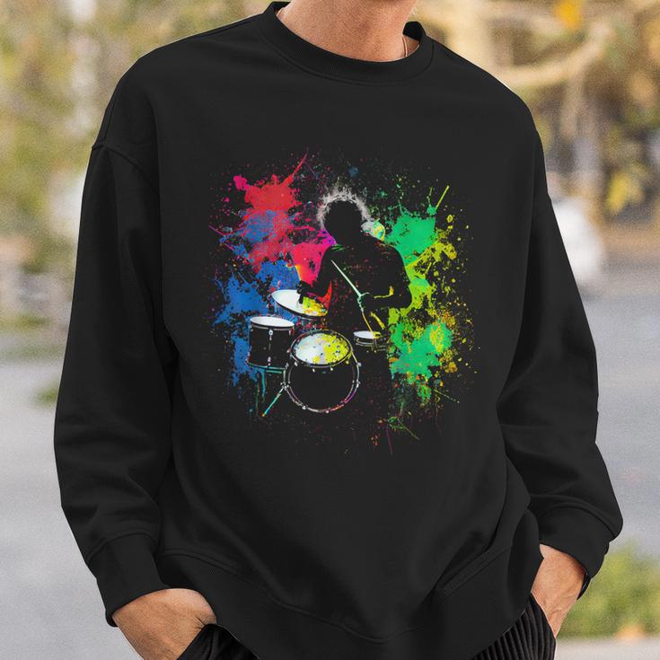 Drummer Musician Drummer For Drummers Sweatshirt Geschenke für Ihn