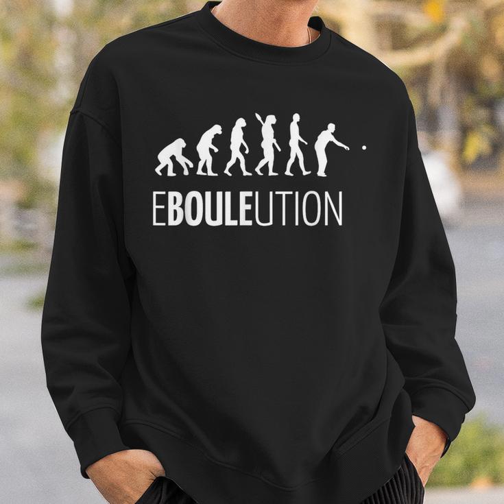 Ebouleution Evolution Boulspieler Idea Sweatshirt Geschenke für Ihn