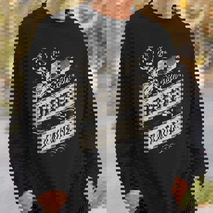Élu Meilleur Barbier Du Monde Humour Coiffeur Cadeau Barbe Sweater e Cadeaux pour lui