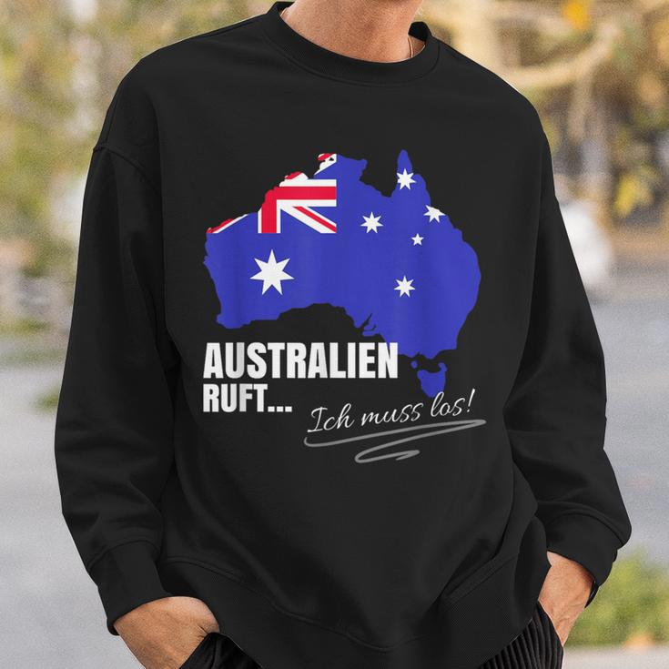 Emigration Australia Farewell Must Have Gadgets Emigrant Sweatshirt Geschenke für Ihn