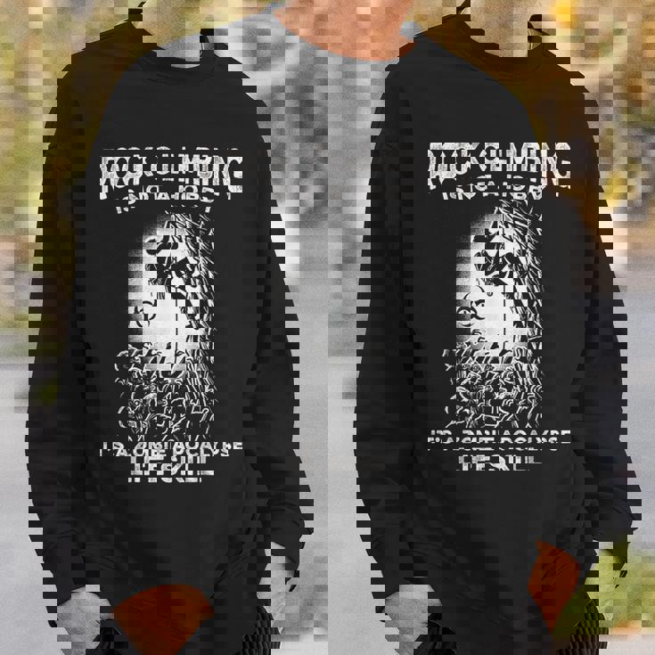 Escalada Zombie Apocalipsis Habilidad Escalador Gracioso Camisa de entrenamiento Regalos para él