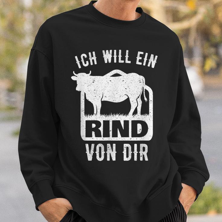 Agriculture Saying I Will A Rindon Dir Fun Sweatshirt Geschenke für Ihn