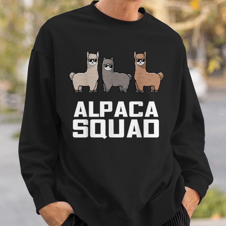 Alpaca For Alpaca Squad Lovers Sweatshirt Geschenke für Ihn