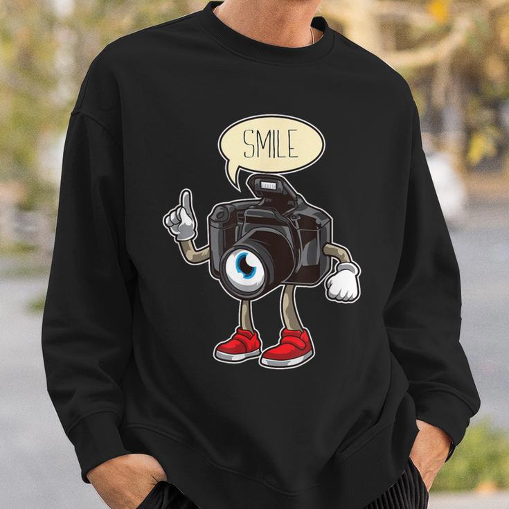 Camera With Cartoon For Children Photography Sweatshirt Geschenke für Ihn