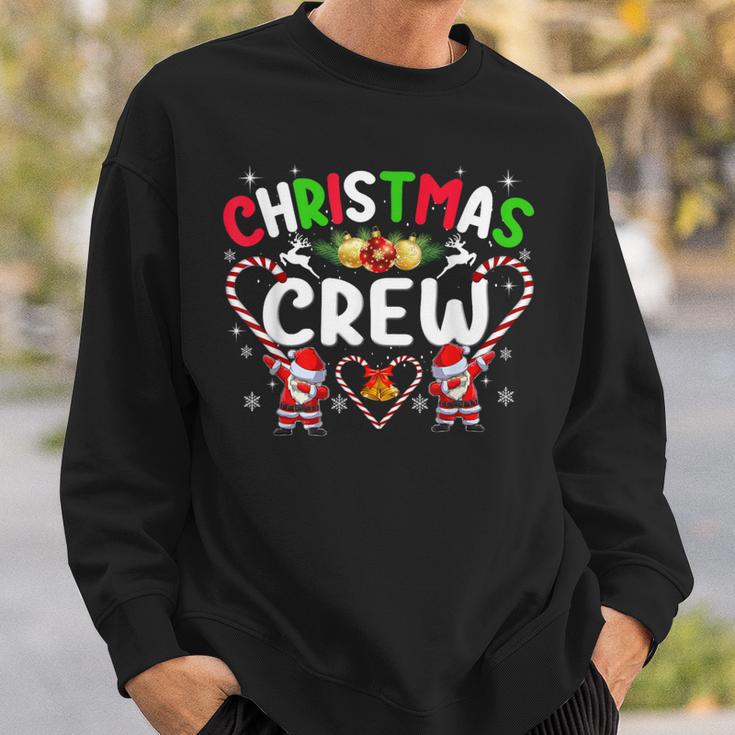 Christmas Crew Santa Dabbing Family Pyjamas Sweatshirt Geschenke für Ihn