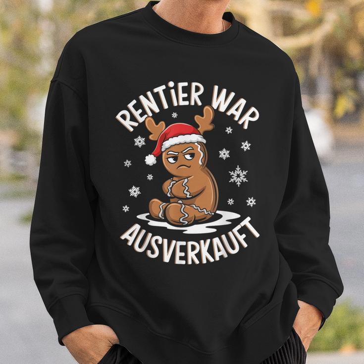 Christmas Gingerbread Reindeer Was Out Sold Out Sweatshirt Geschenke für Ihn