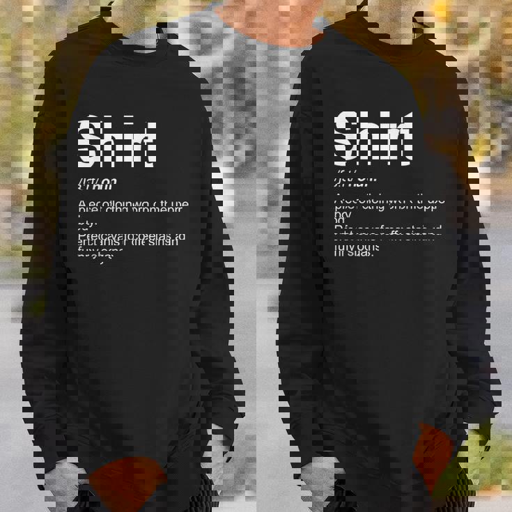 Definition Quirky Definition Sweatshirt Gifts for Him