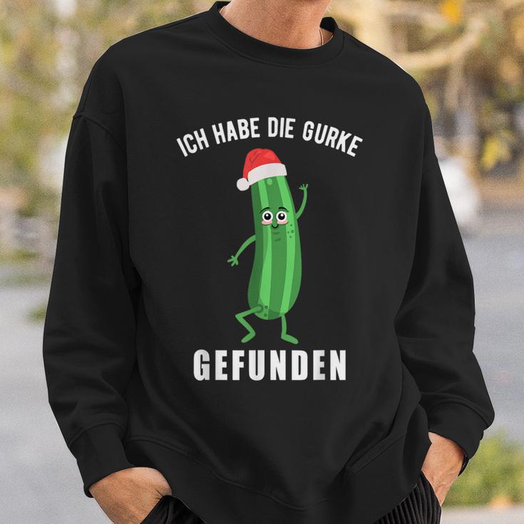 Ich Habe Die Gurke Finden Weihnachtsgurken Sieger Sweatshirt Geschenke für Ihn