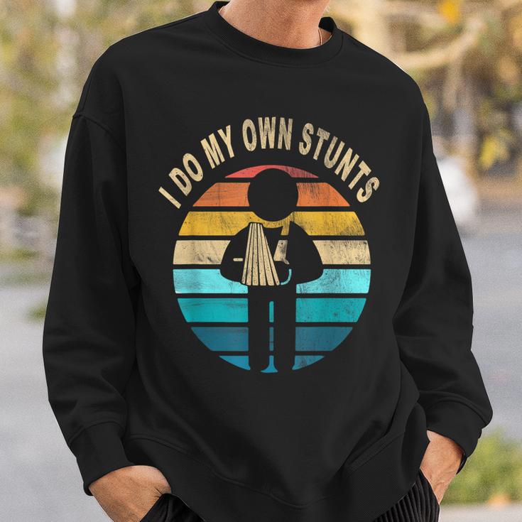 Injury Hand Wrist I Do My Own Stunts Sweatshirt Geschenke für Ihn