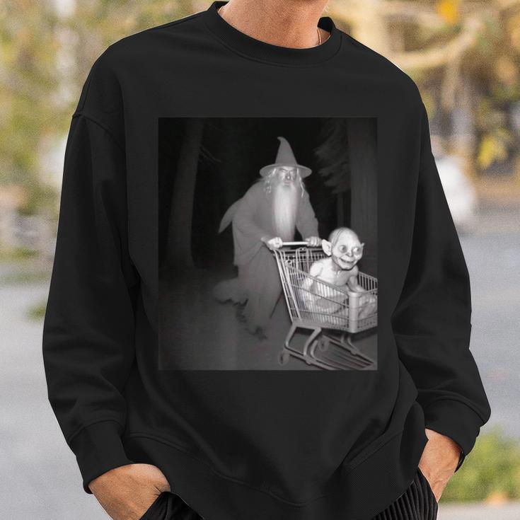 L OR Gan Dolf Wizard Shopping Trolley Smag Cool Sweatshirt Geschenke für Ihn