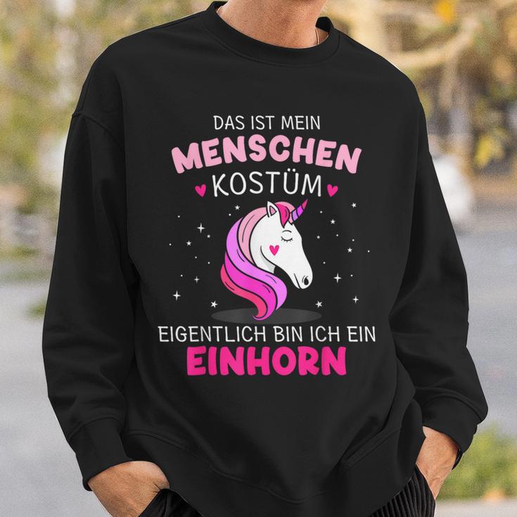 People Costume Unicorn For Carnival Fancy Dress Sweatshirt Geschenke für Ihn