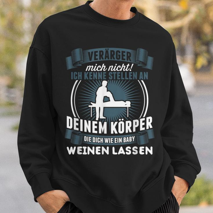 Physiotherapist Physio Physiotherapy Sweatshirt Geschenke für Ihn