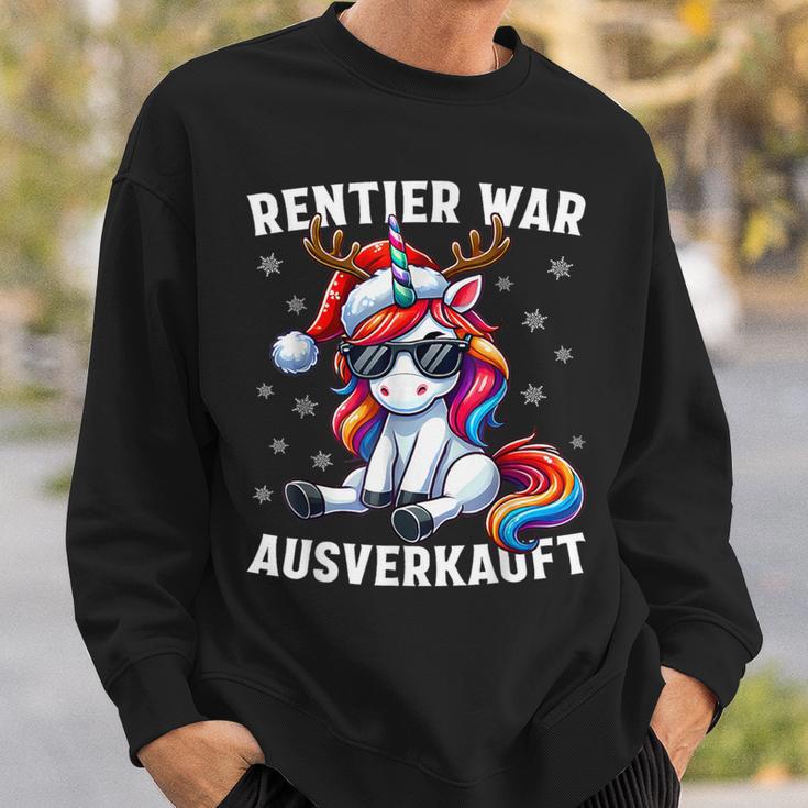 Reindeer Was Out Sold Reindeer Christmas Sweatshirt Geschenke für Ihn