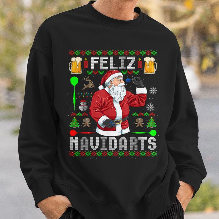 Ugly Christmas Darts Feliz Navidarts Sweatshirt Geschenke für Ihn