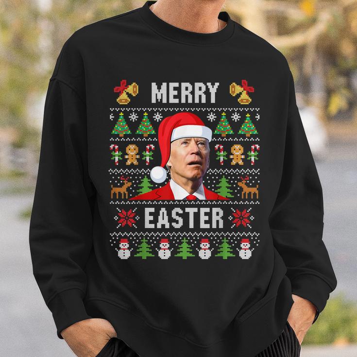 Ugly Jumper Merry Easter Biden Christmas Sweatshirt Geschenke für Ihn