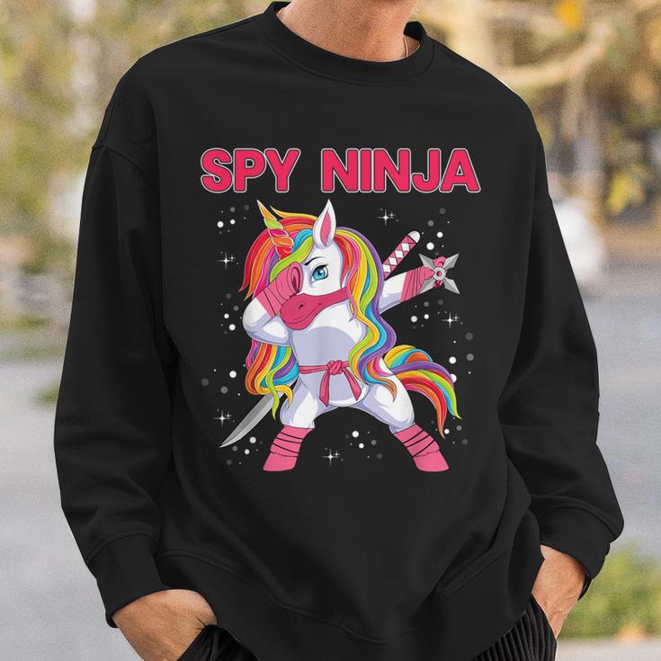 Gaming Spy Unicorn Ninja Gamer Gaming Enthusiast Sweatshirt Geschenke für Ihn