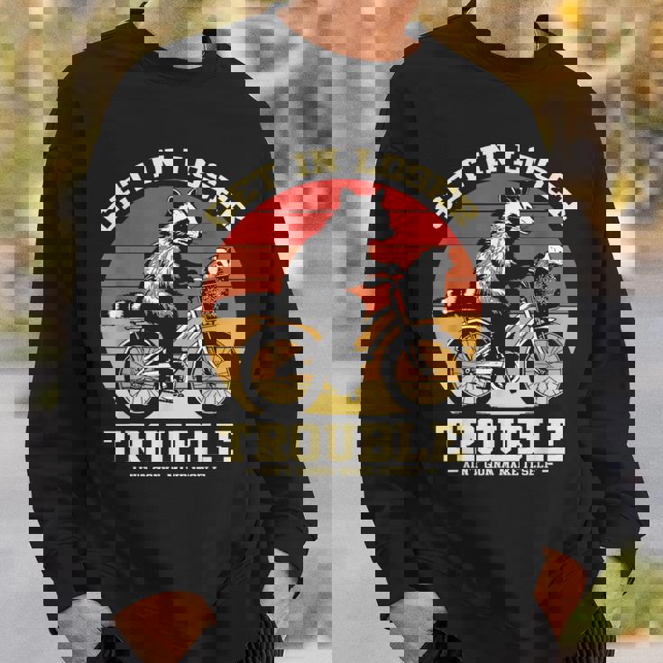 Get In Loser Sweatshirt - Raccoon Opossum Trash Panda Fun Gifts for Him