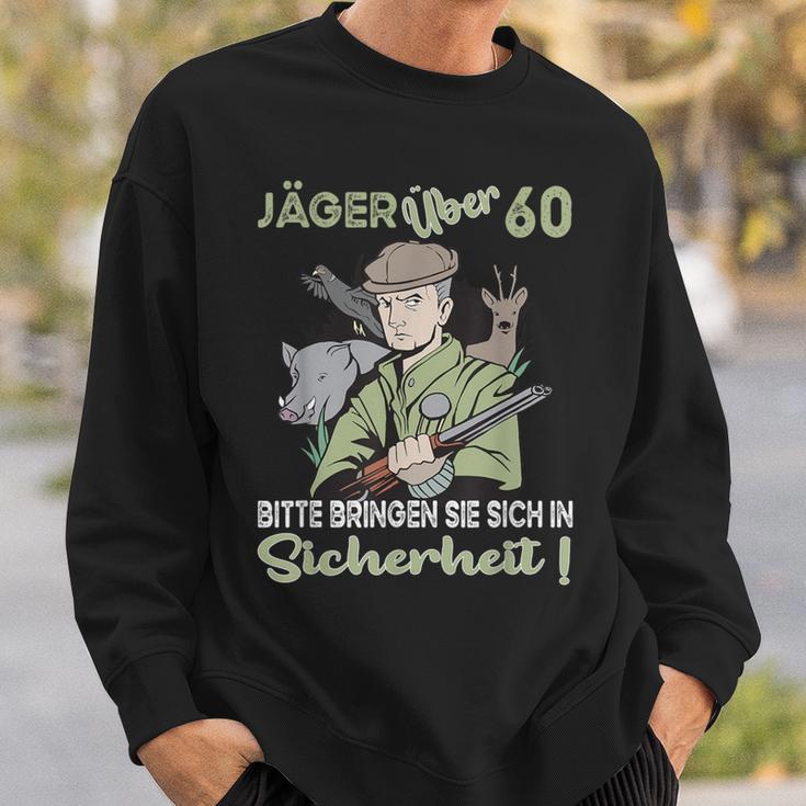 Hunter Birthday Over 60 Years Sweatshirt Geschenke für Ihn