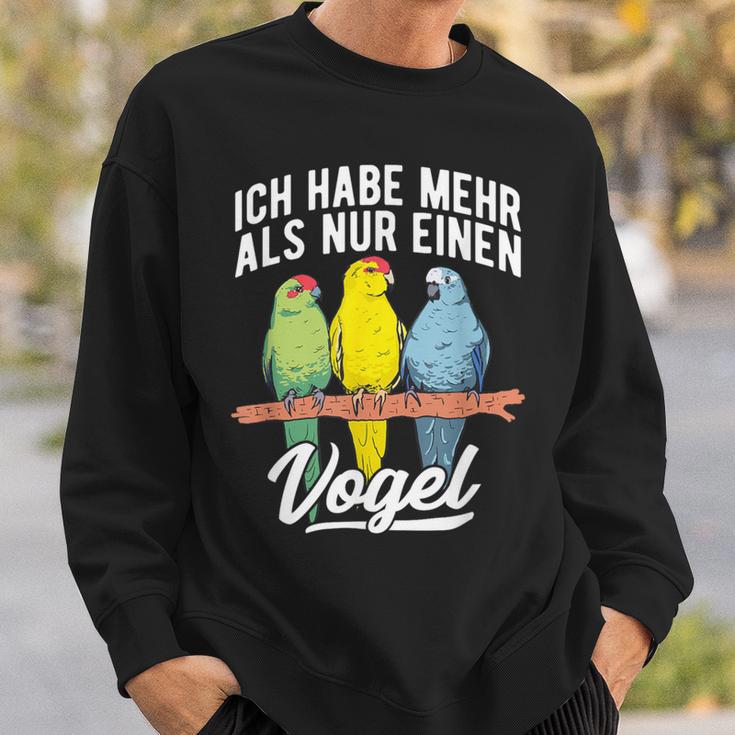 With Goat Parakeet Ich Habe Mehr Als Nur Einogel Parakeet Motif Sweatshirt Geschenke für Ihn