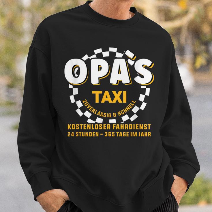 Grandpa's Taxi Chauffeur Auto Fahrbring Und Bringen Sweatshirt Geschenke für Ihn